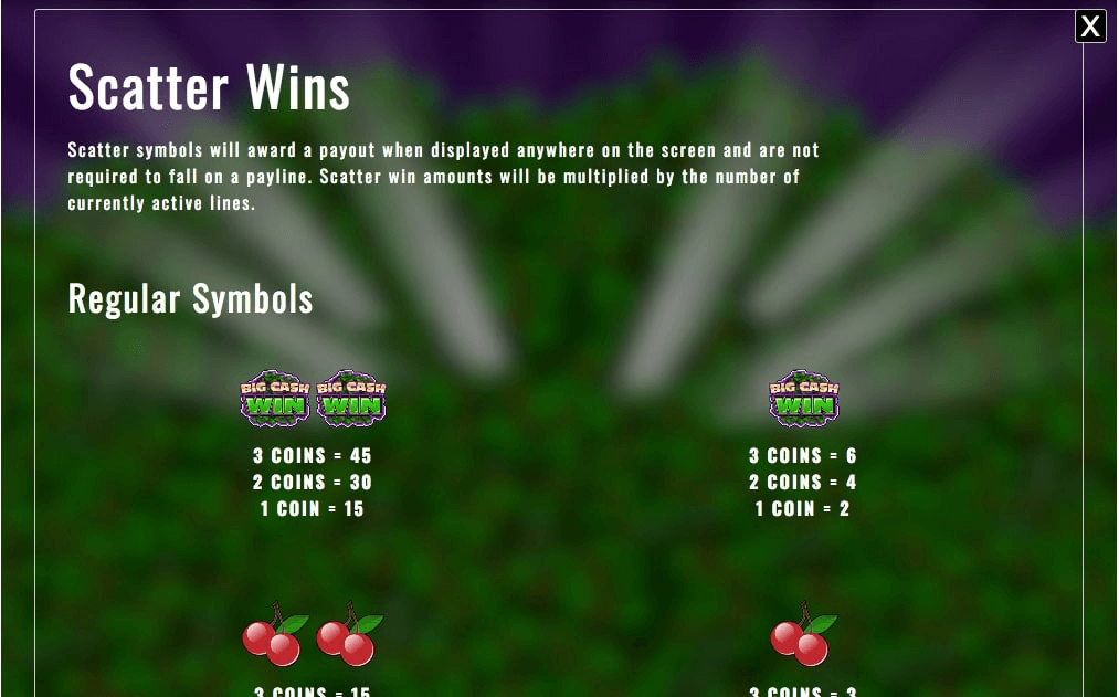 Big Cash Win Online Slot Scatter Wins